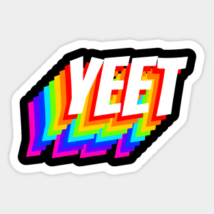 YEET - Typography Graphic Design Sticker